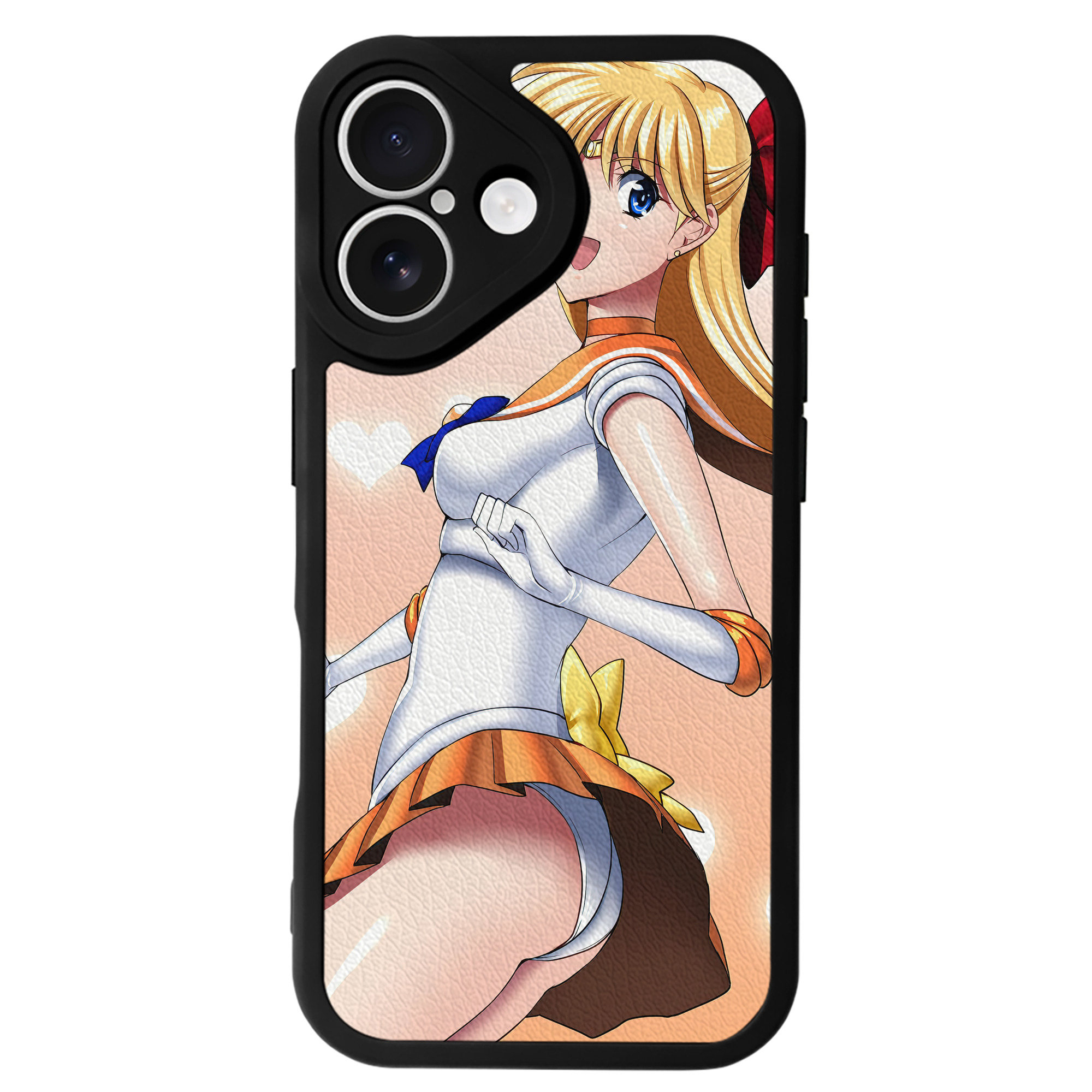 （画像用） 美少女戦士セーラームーン Sailor Moon 【iPhone 16シリーズ対応】シリコンスマホケース（レザー調） 材質：シリコン